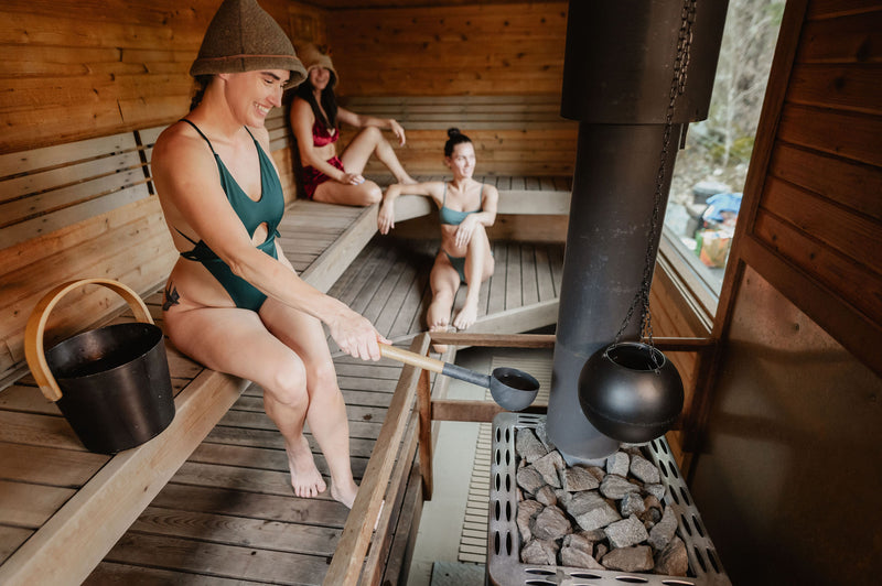 Beach Sauna Session at Jericho — The Finnish Sauna Co.